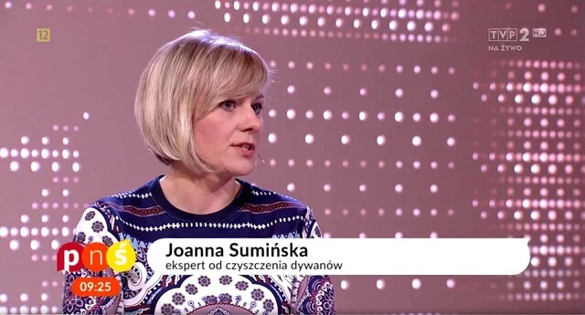 Joanna Sumińska - ekspert od prania dywanów